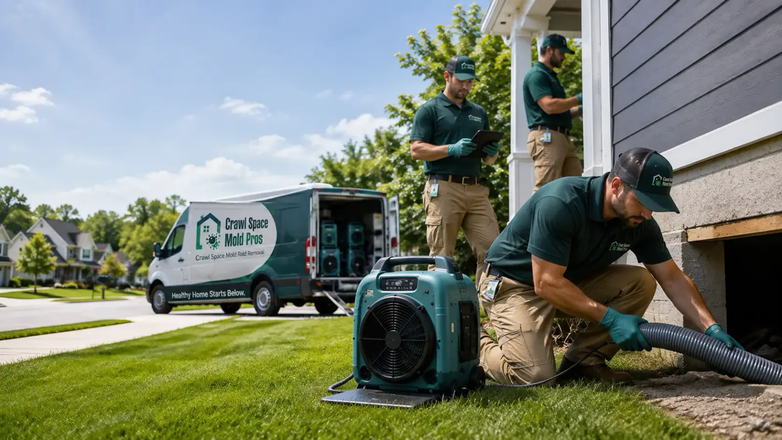 Crawl Space Mold Removal in Hinsdale, NY